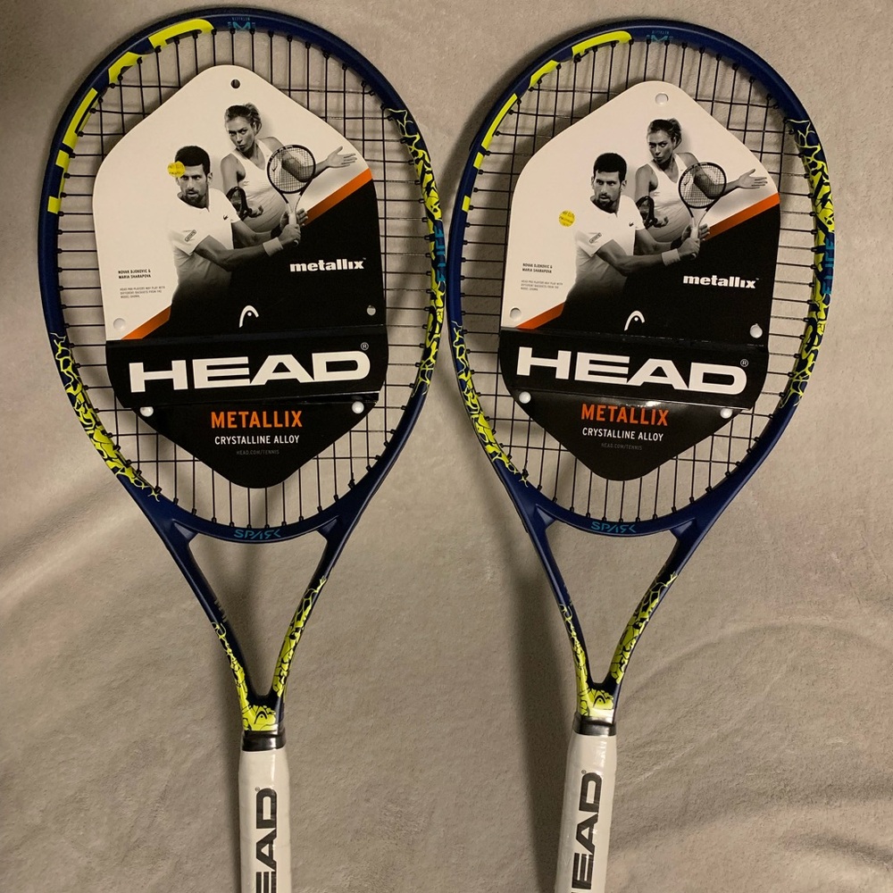 HEAD Spark Elite Tennis Racquet, Size 4, 3/8 Grip, Metallix Crystalline Alloy